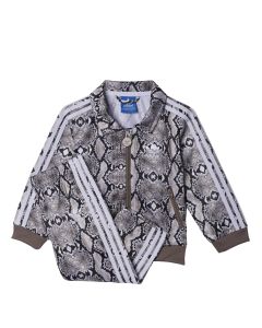 adidas Firebird Snake Track Suit - Brown/White