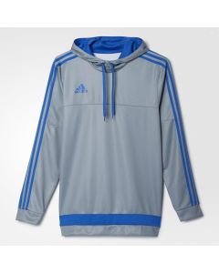 adidas Tiro 15+ Hoody - Grey/Black/Royal
